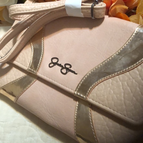 Jessica Simpson crossbody in bronze and mauve. NWT - Picture 4 of 6